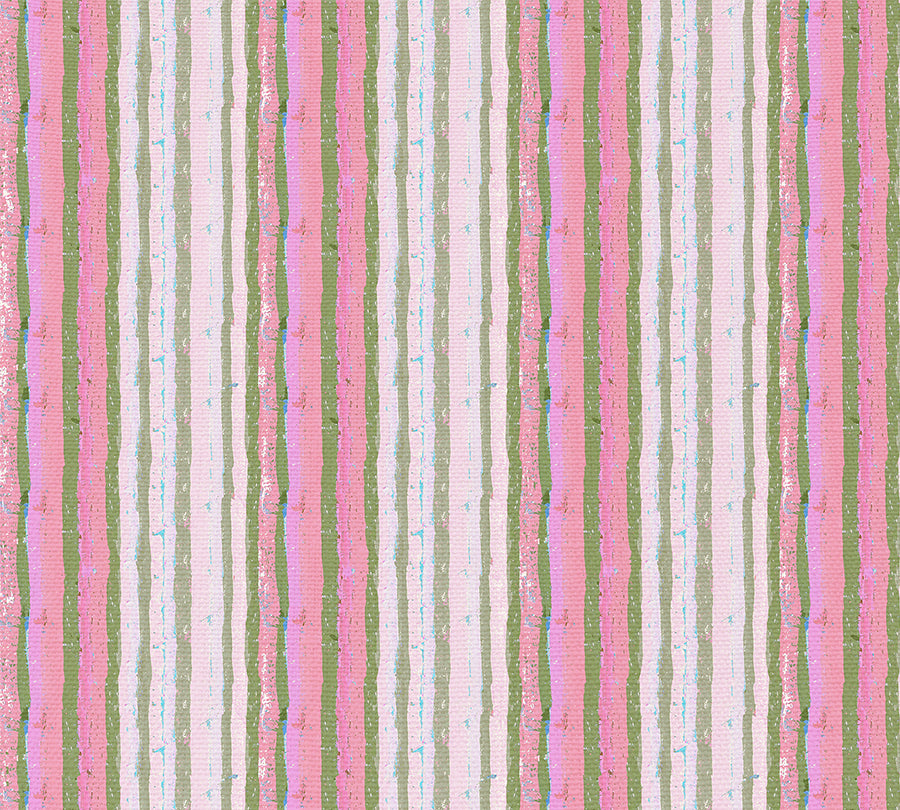 Lumbar in Dragon Fruit Cabana Stripe