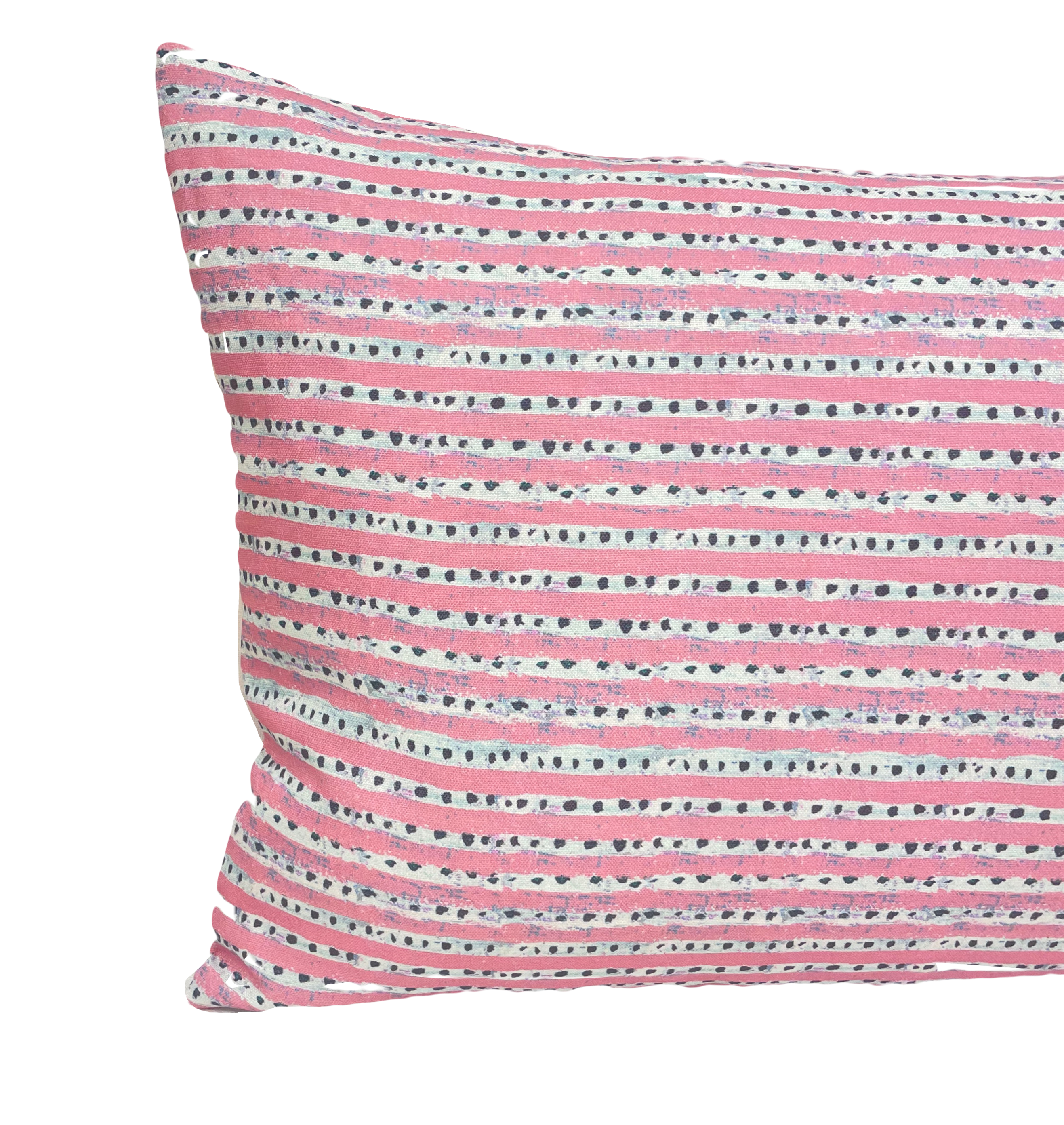 Twin Lumbar in Dragon Fruit Dotted Stripe