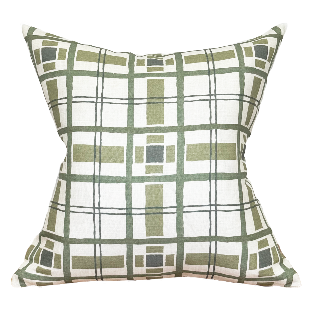Pillow in Hannah's Plaid