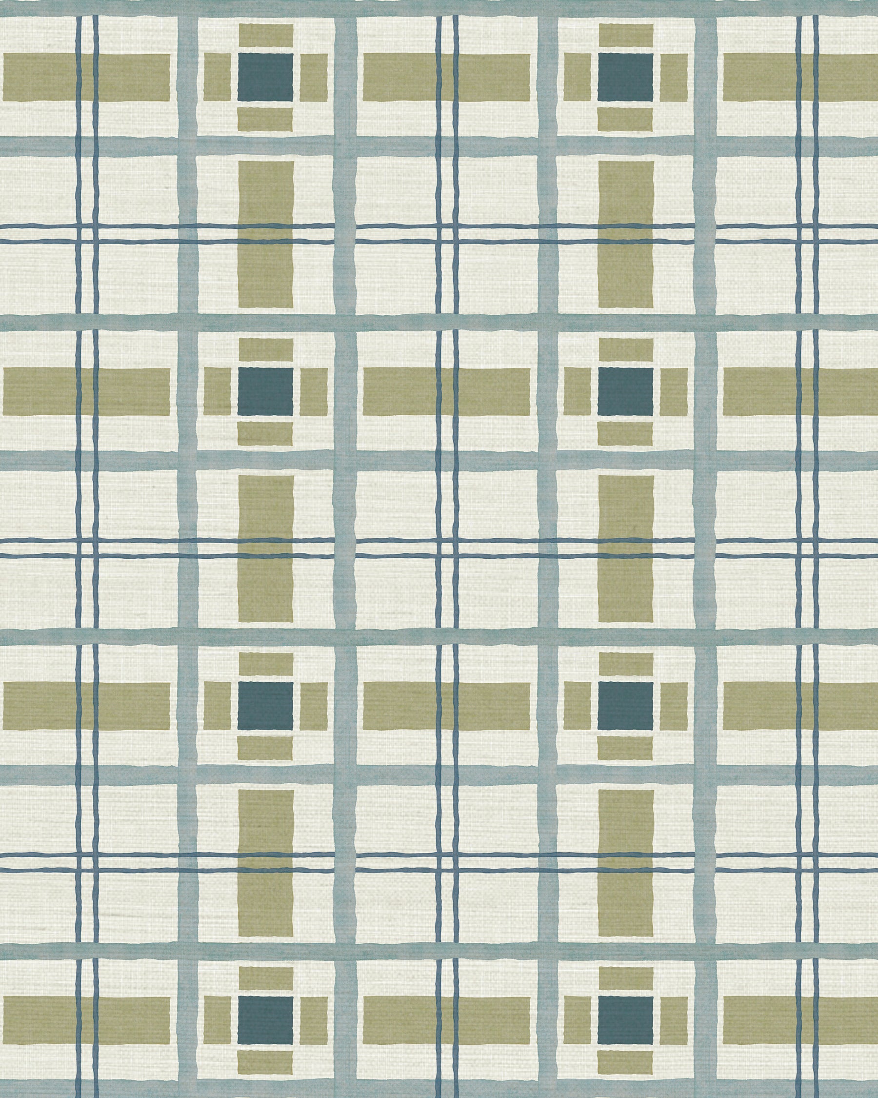 Hannah's Plaid Grasscloth
