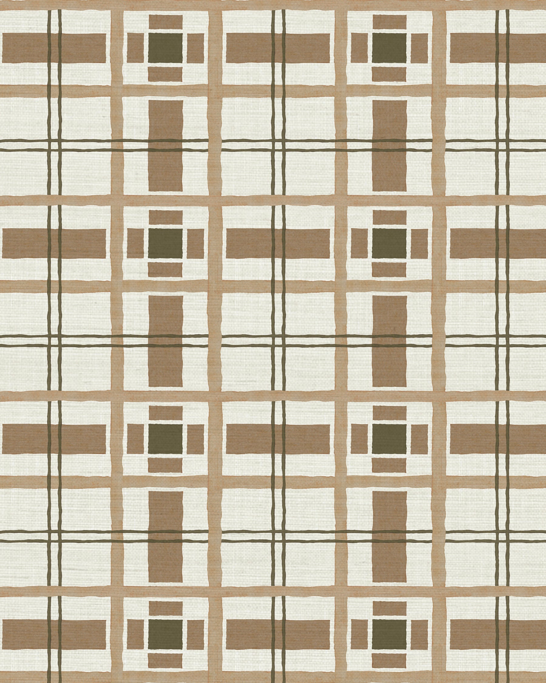 Hannah's Plaid Grasscloth