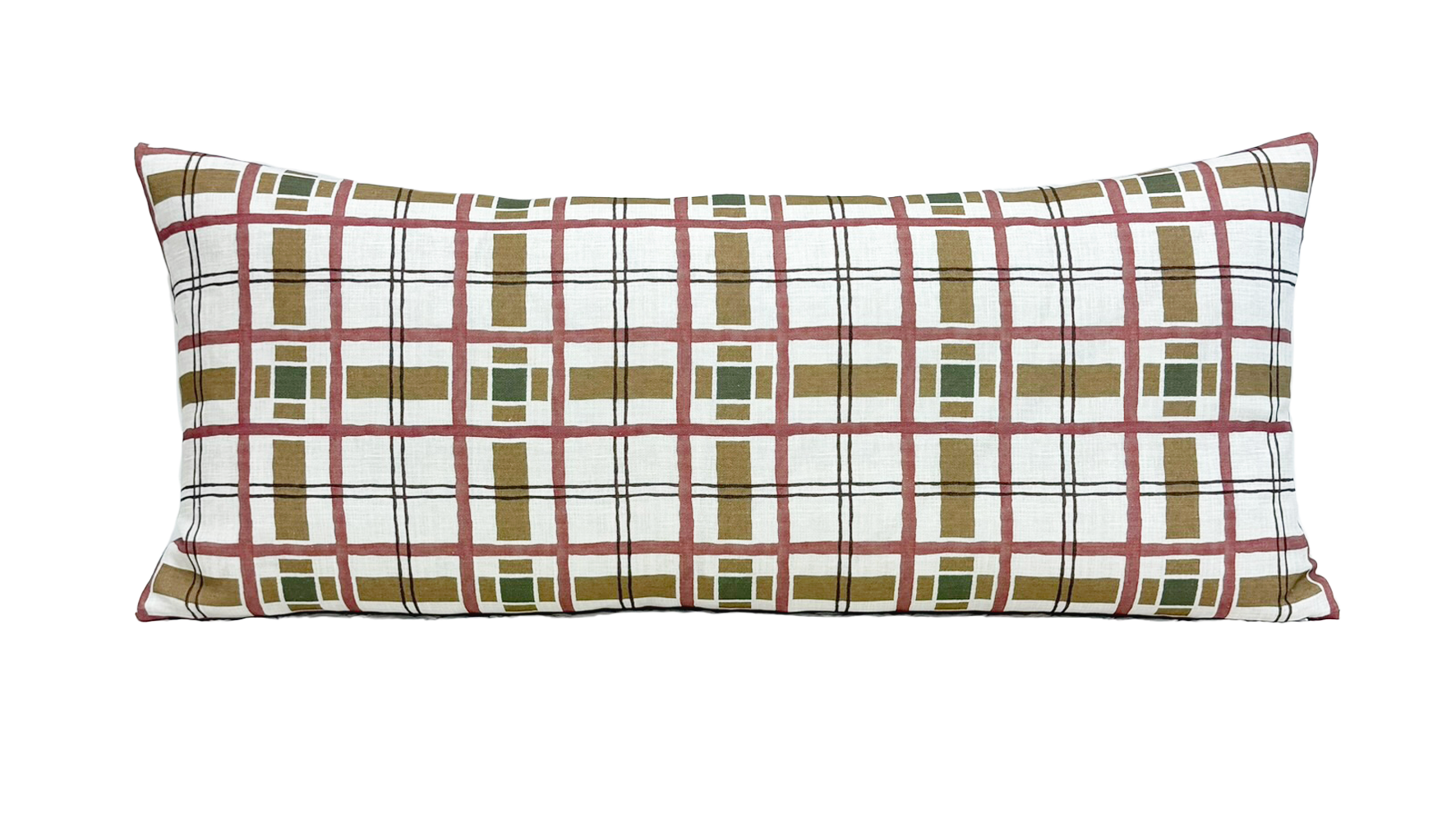 Lumbar in Hannah's Plaid