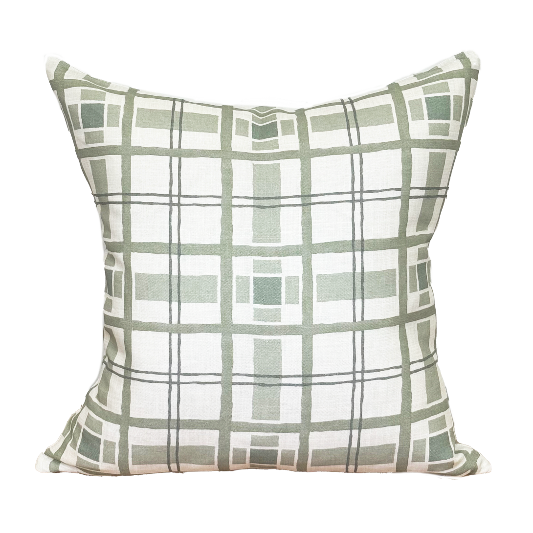 Pillow in Hannah's Plaid
