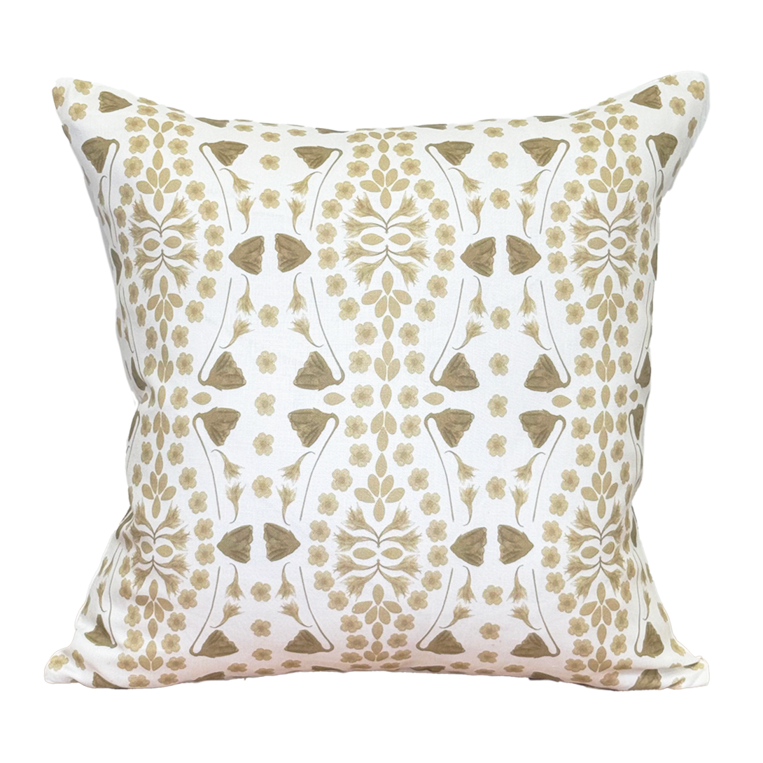 Pillow in Kaleidoscope Garden
