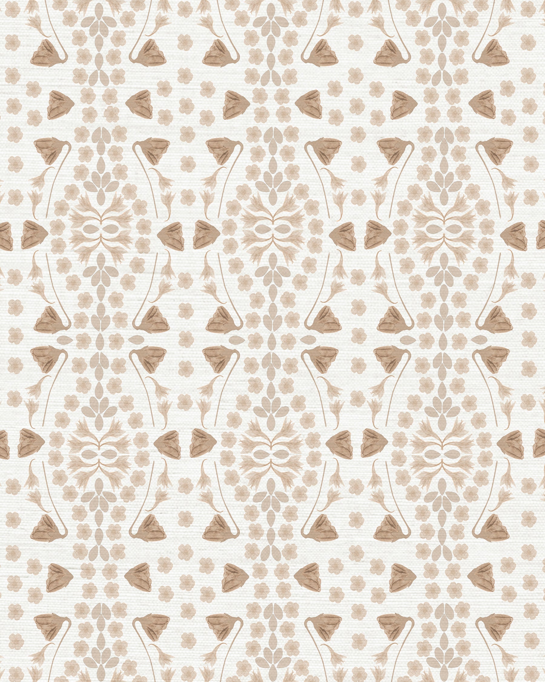 Kaleidoscope Garden Grasscloth