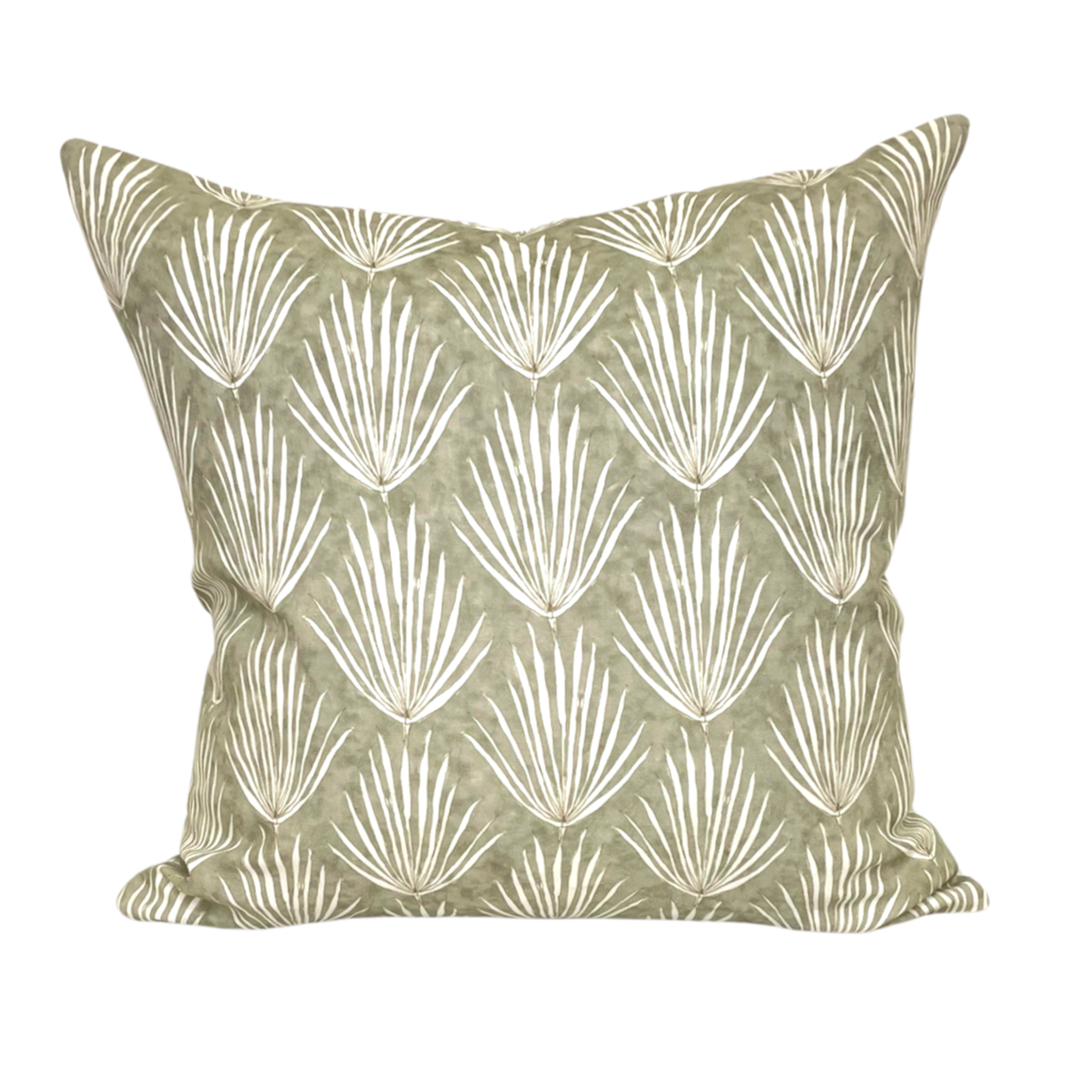 Pillow in Palm Parade Relief Sage