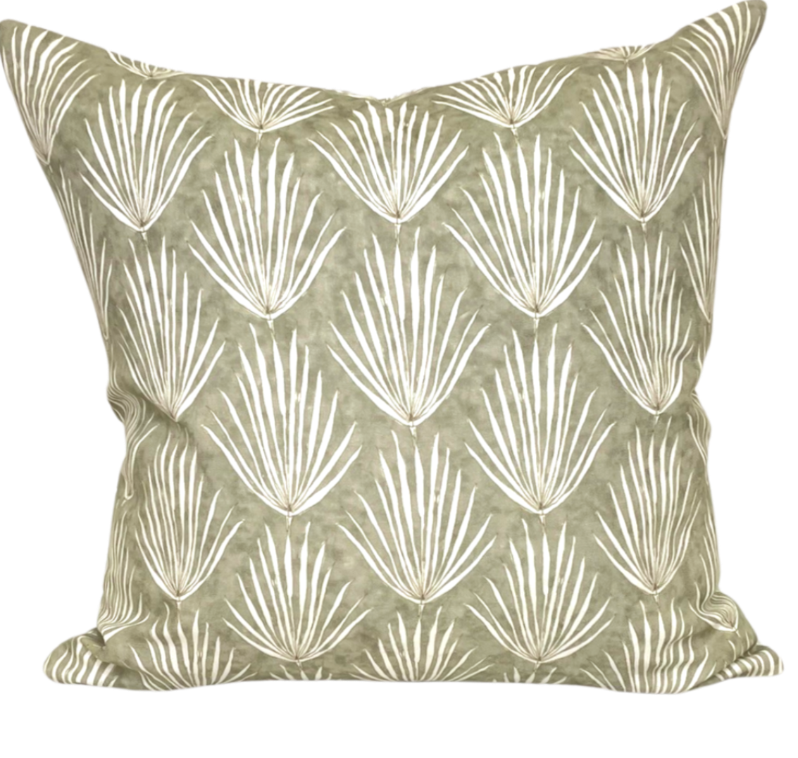 Pillow in Palm Parade Relief