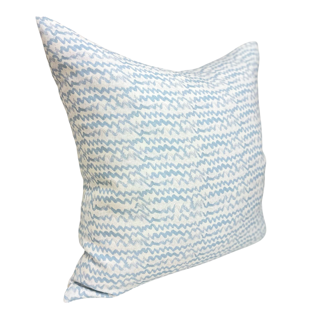 Honeydew Waves Throw Pillow