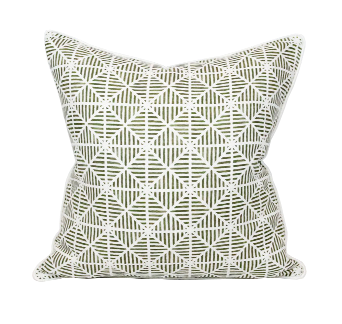 Pillow in Mini Envelope Stripe