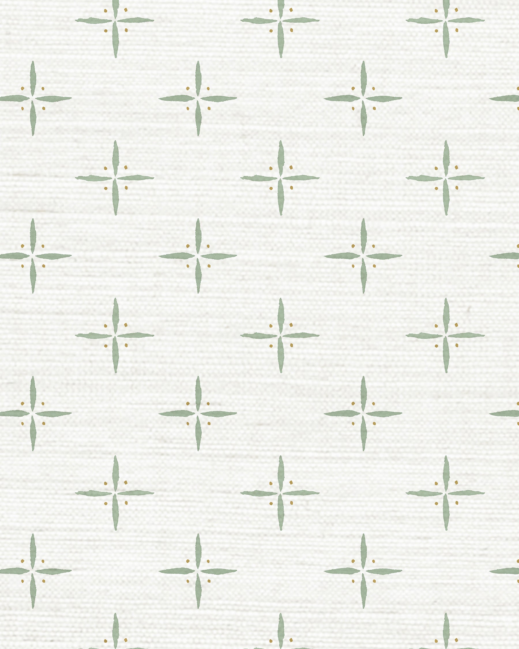 Petite Cross + Dot Grasscloth