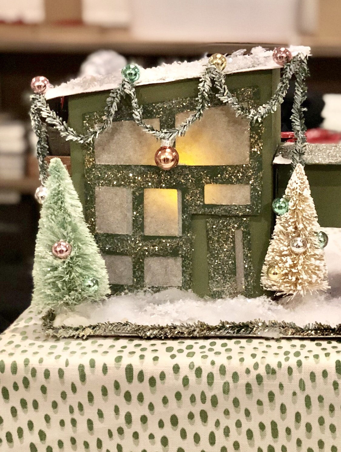 Christmas Putz House Party
