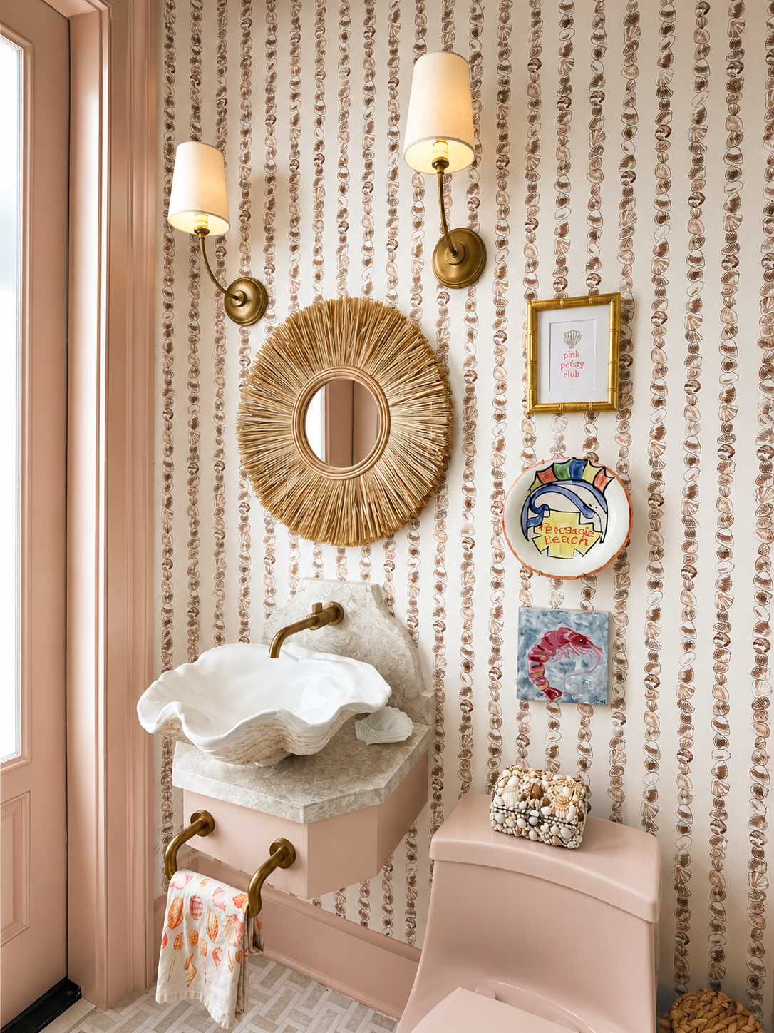 Salty Stripe Grasscloth