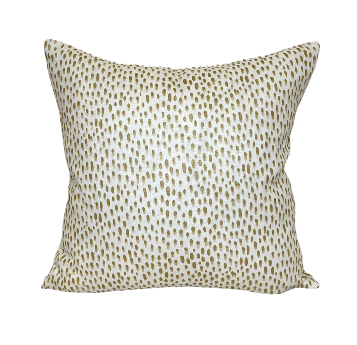 Pillow in Gerty's Dot Gilded Ivory