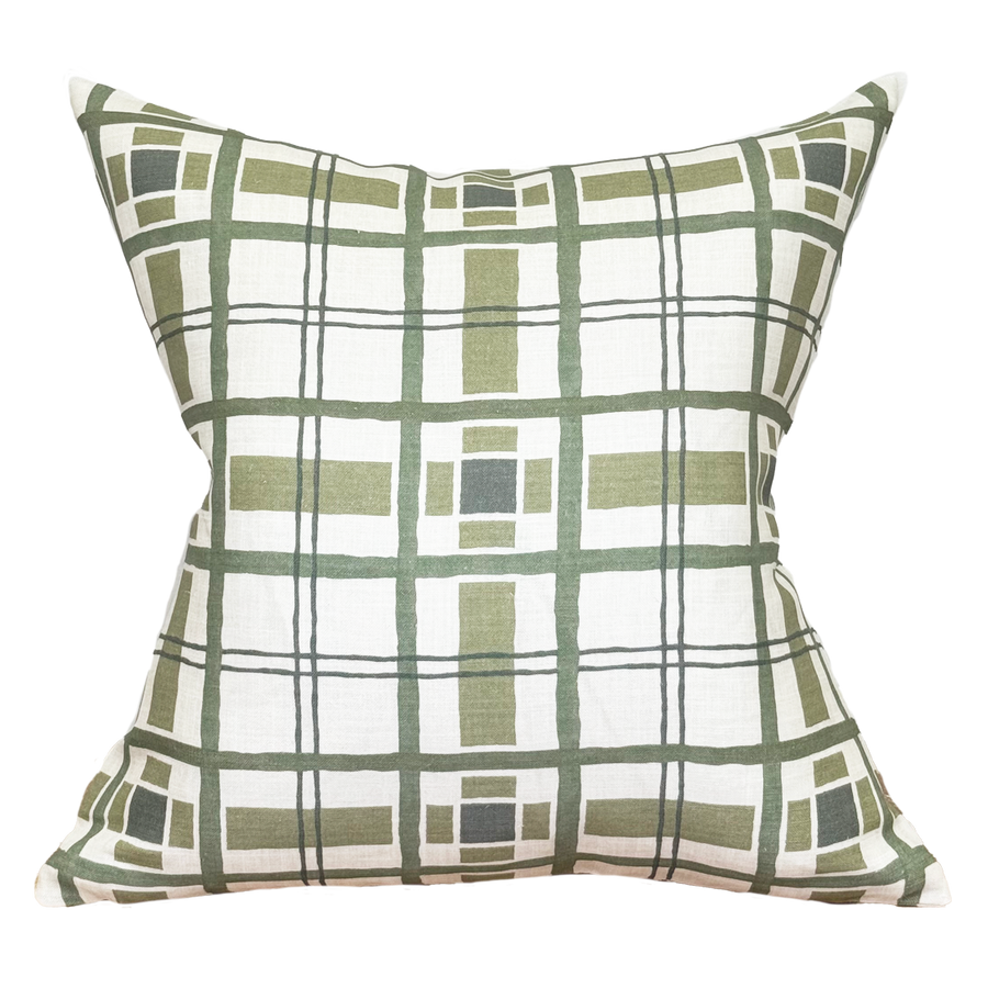Pillow in Hannah's Plaid