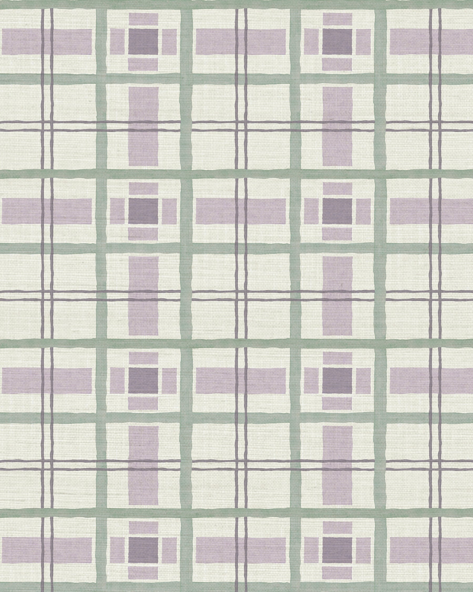 Hannah's Plaid Grasscloth