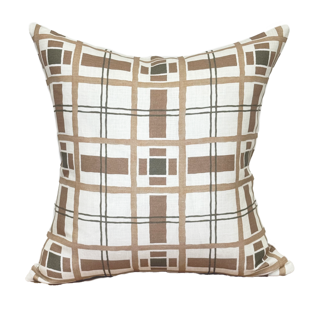 Pillow in Hannah's Plaid