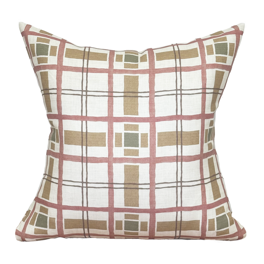 Pillow in Hannah's Plaid