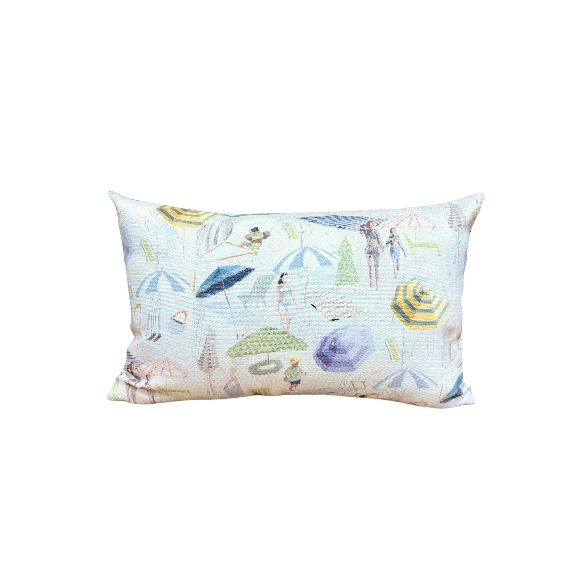 Porch Perfect Pillow in Honeydew Beach