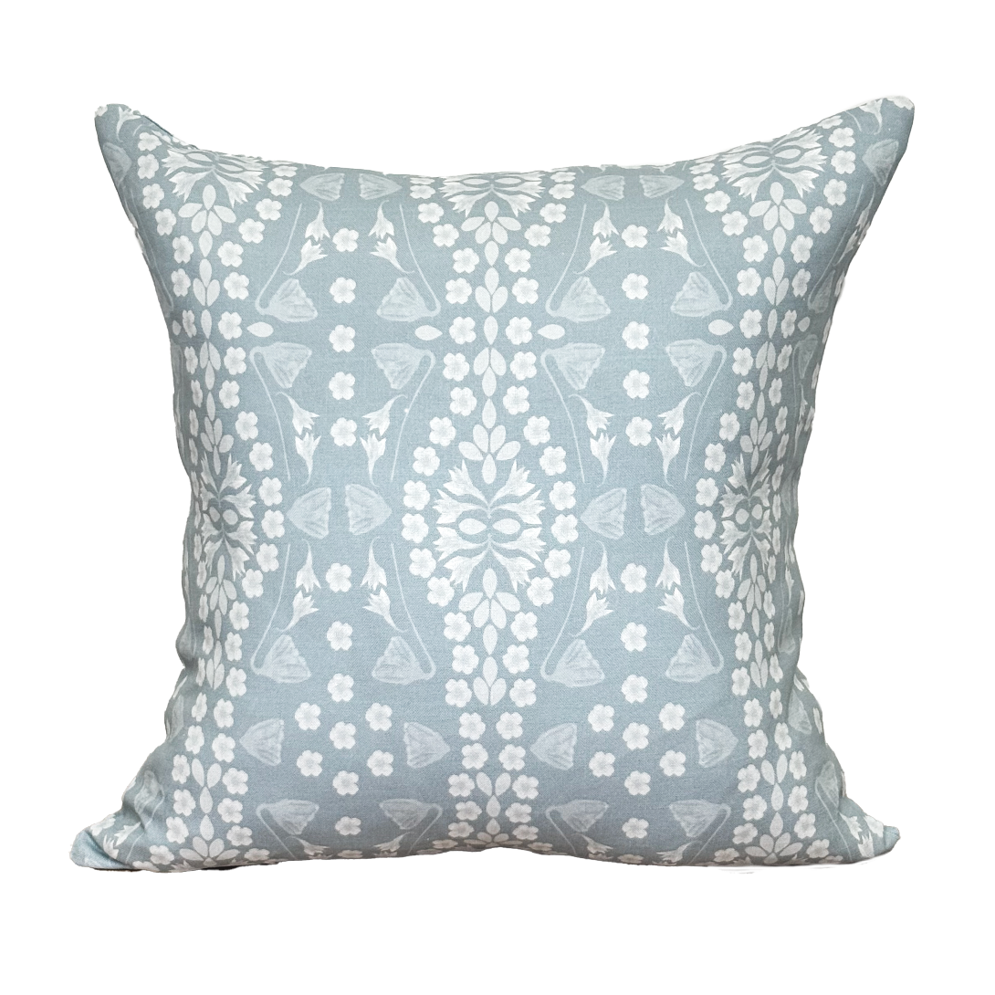 Pillow in Kaleidoscope Garden Relief