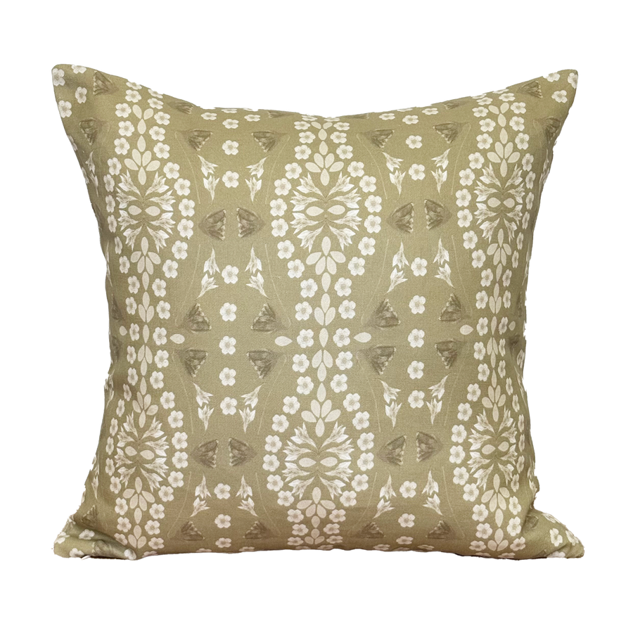 Pillow in Kaleidoscope Garden Relief