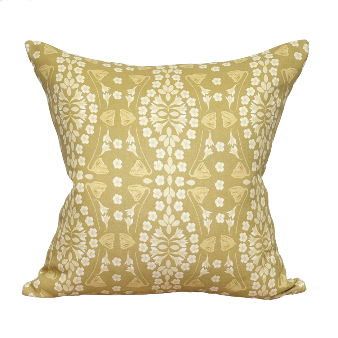 Pillow in Kaleidoscope Garden Relief