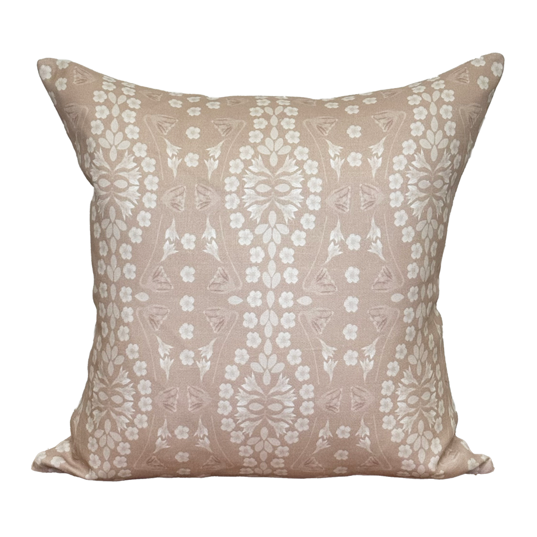 Pillow in Kaleidoscope Garden Relief