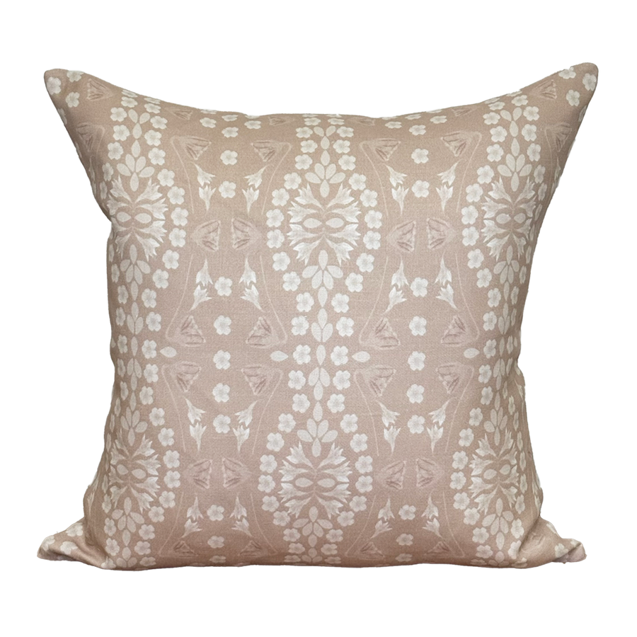 Pillow in Kaleidoscope Garden Relief