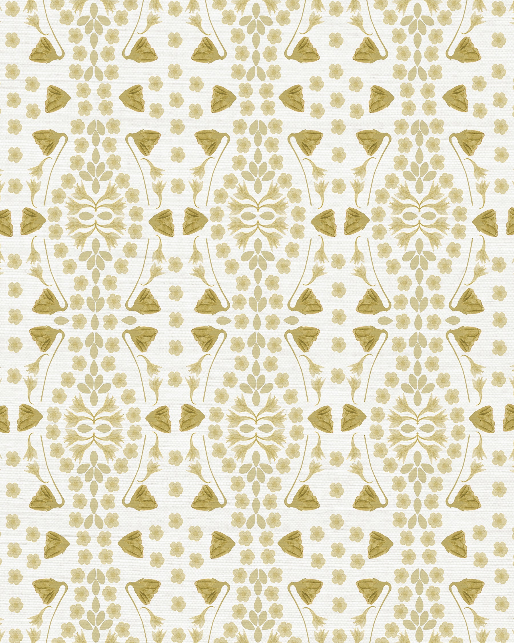 Kaleidoscope Garden Grasscloth