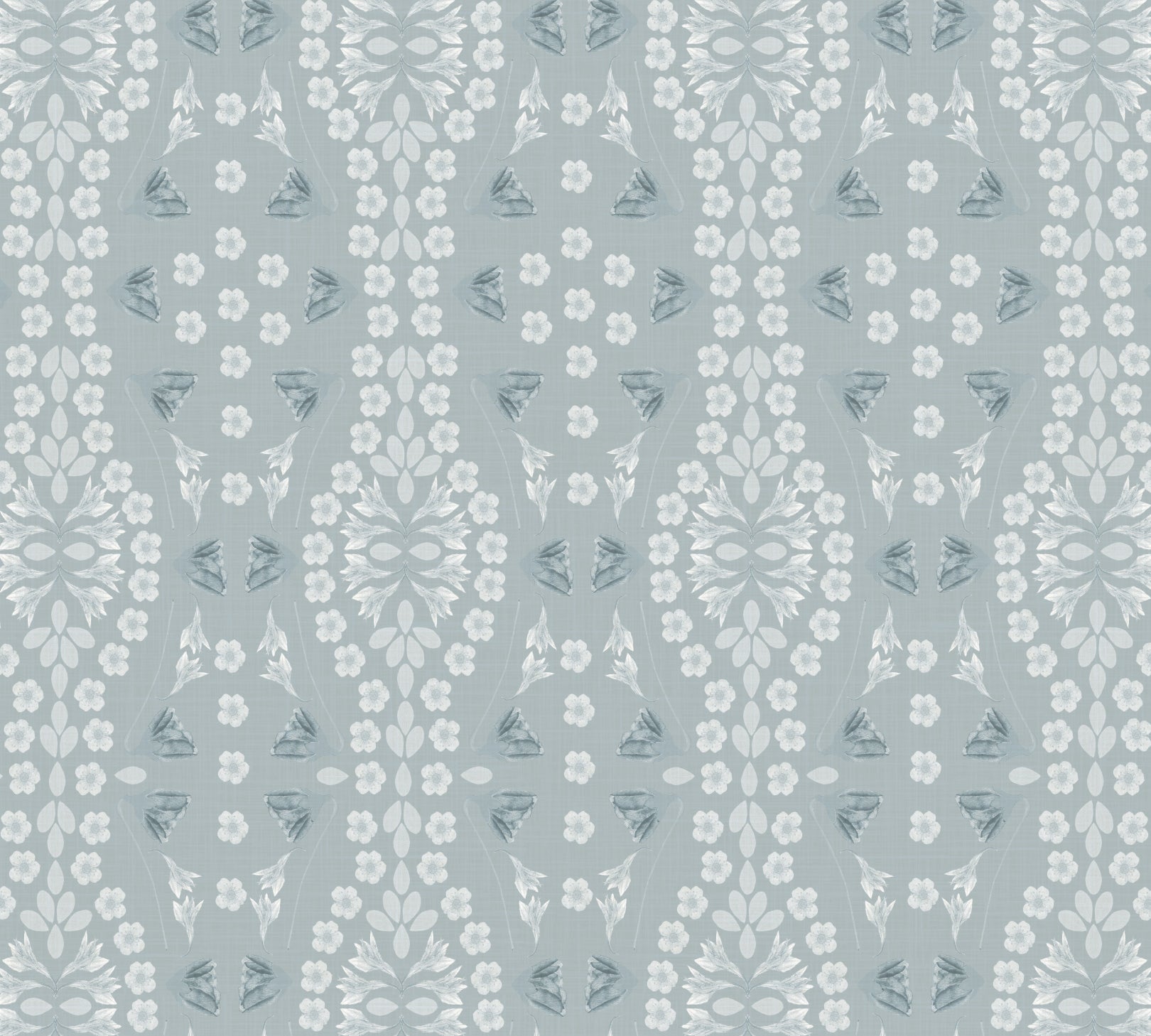 Pillow in Kaleidoscope Garden Relief