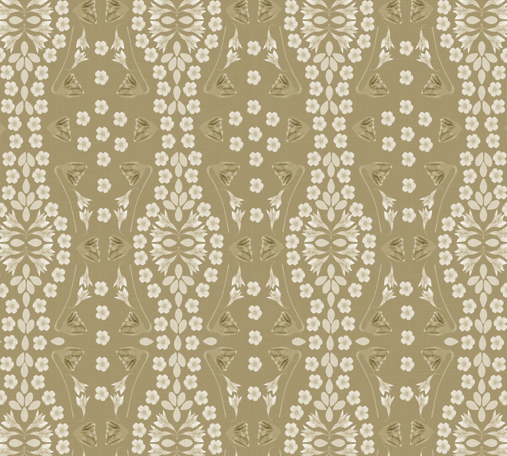 Pillow in Kaleidoscope Garden Relief