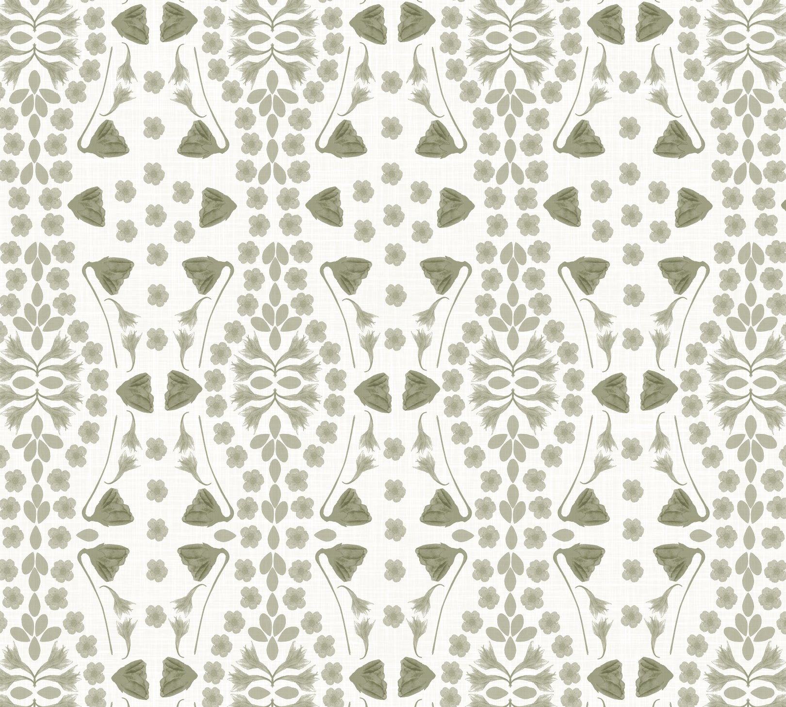 Pillow in Kaleidoscope Garden