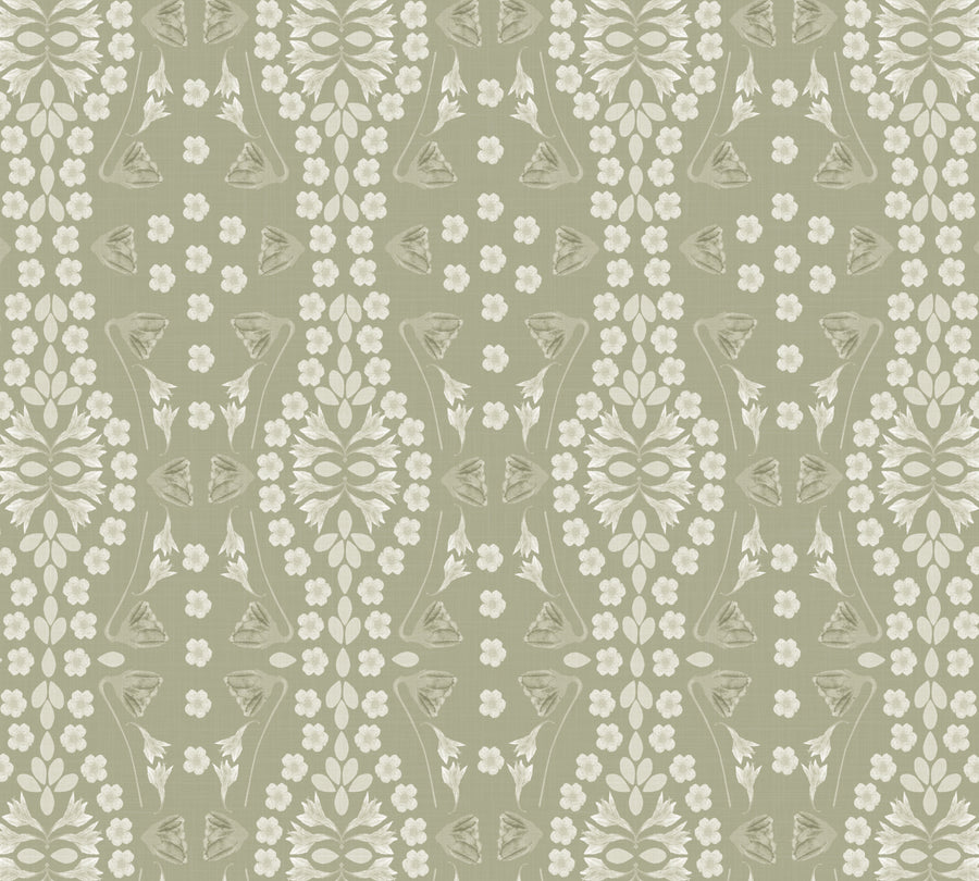 Pillow in Kaleidoscope Garden Relief