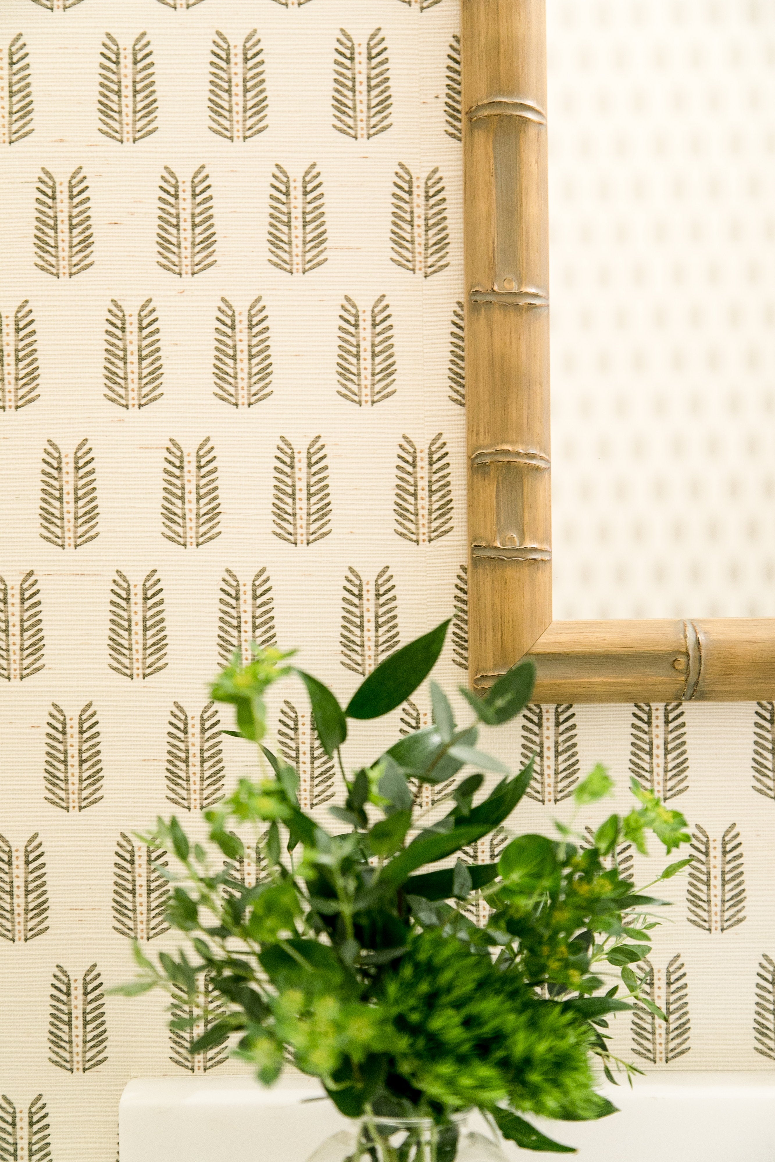 Leaf Grasscloth