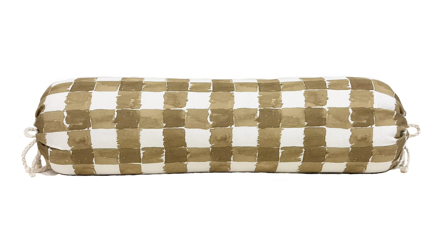 Bolster in Mom's Plaid