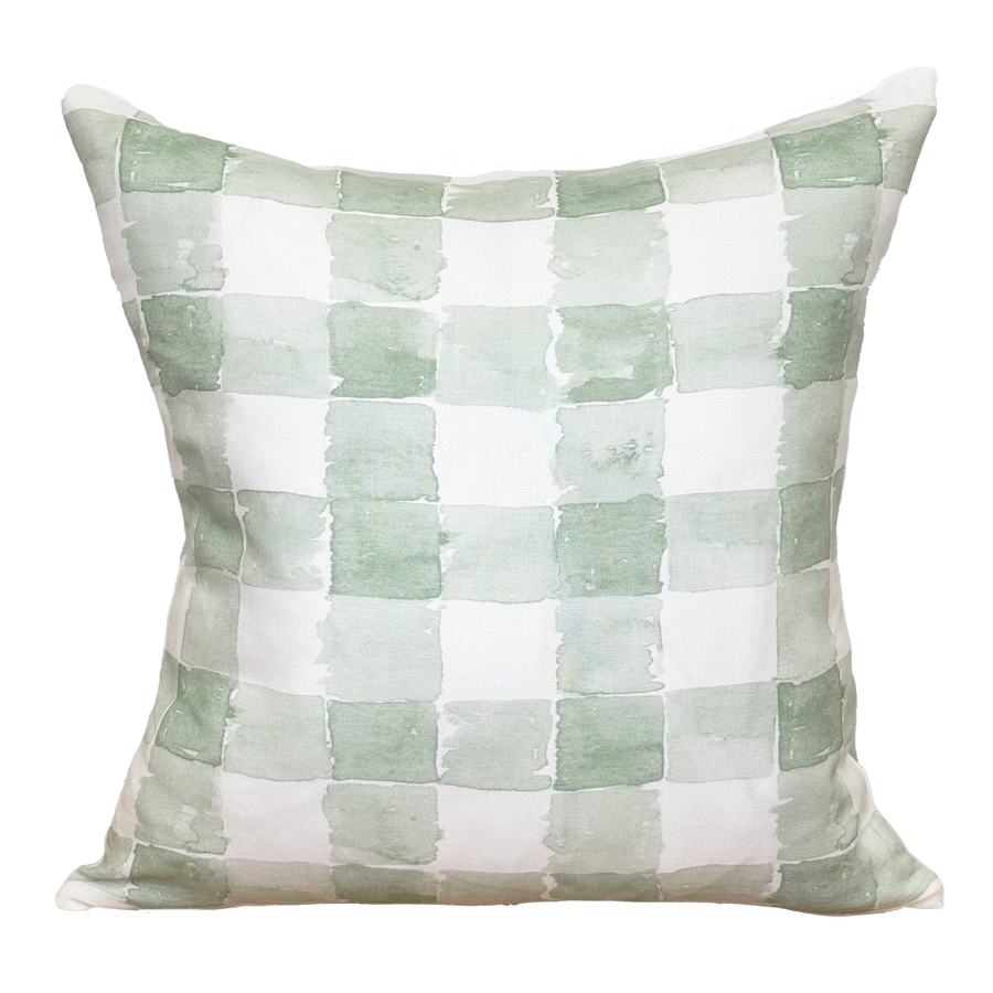 Pillow in Mom's Plaid