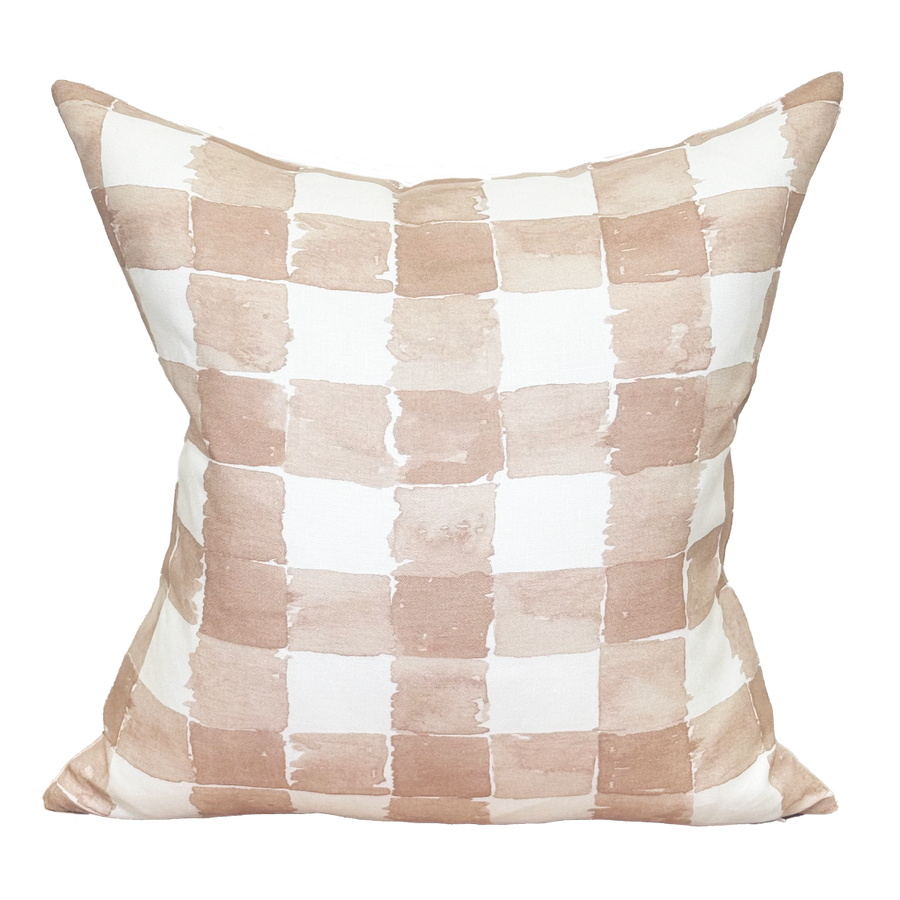 Pillow in Mom's Plaid