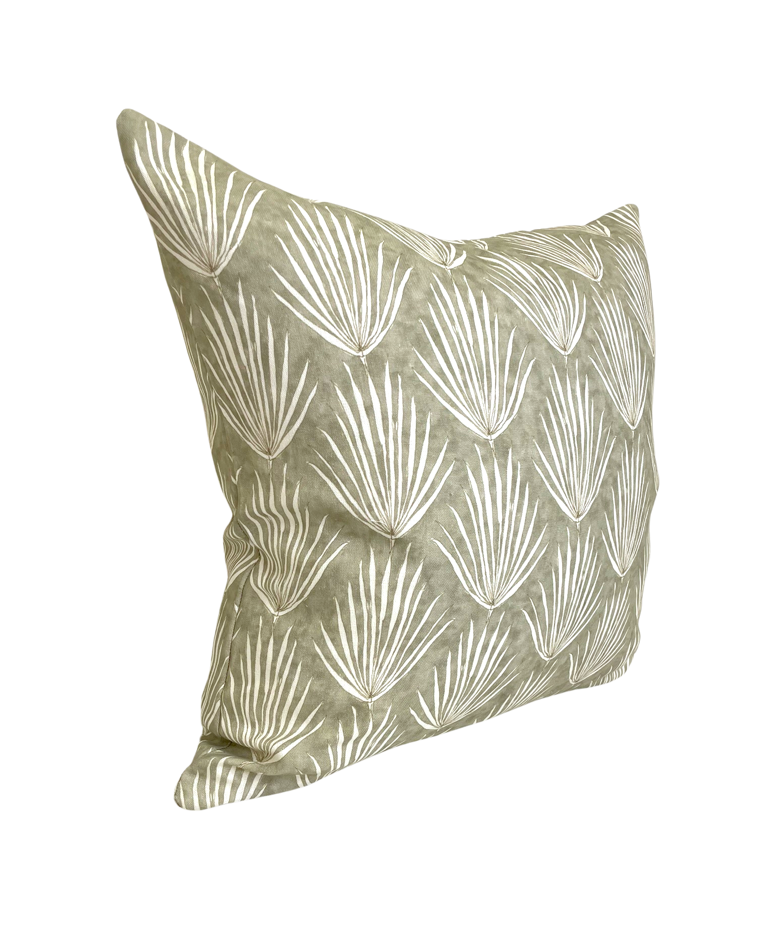 Pillow in Palm Parade Relief Sage