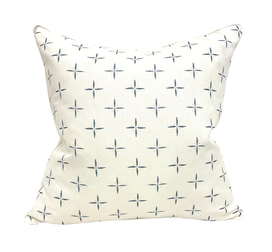 Pillow in Petite Cross + Dot
