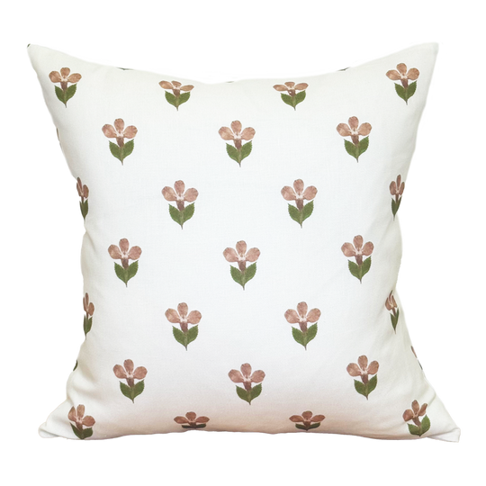 PRESSED PETUNIA PILLOW