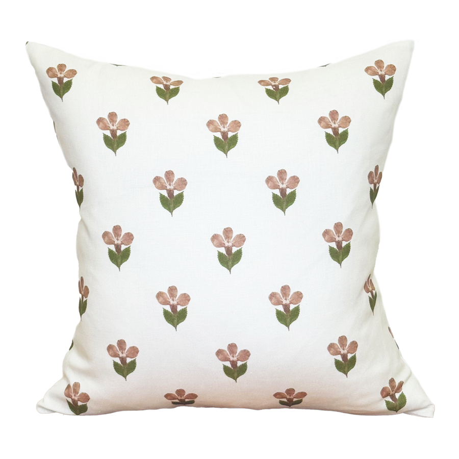 Pillow in Pressed Petunia