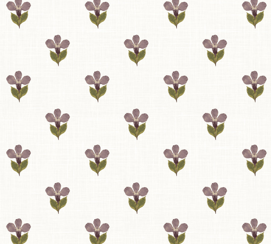 Pillow in Pressed Petunia