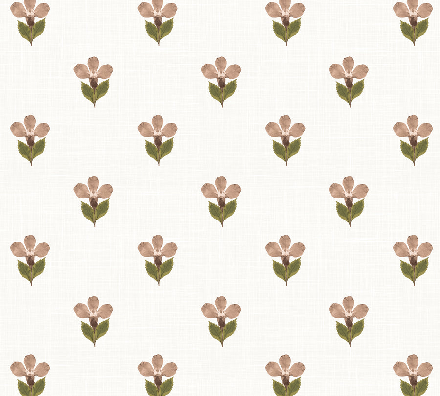 Pillow in Pressed Petunia