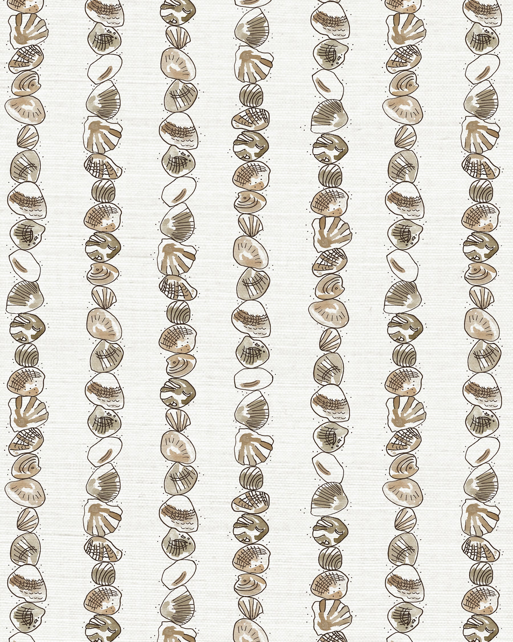 Salty Stripe Grasscloth Swatches
