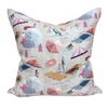 Berry Beach Throw Pillow