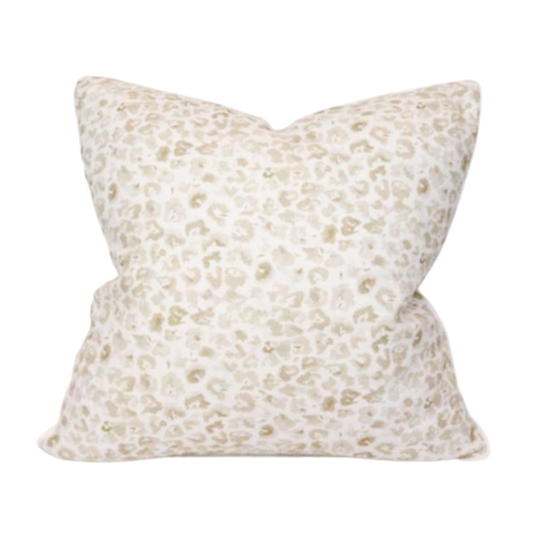 Peppy Leopard in Bone Pillow