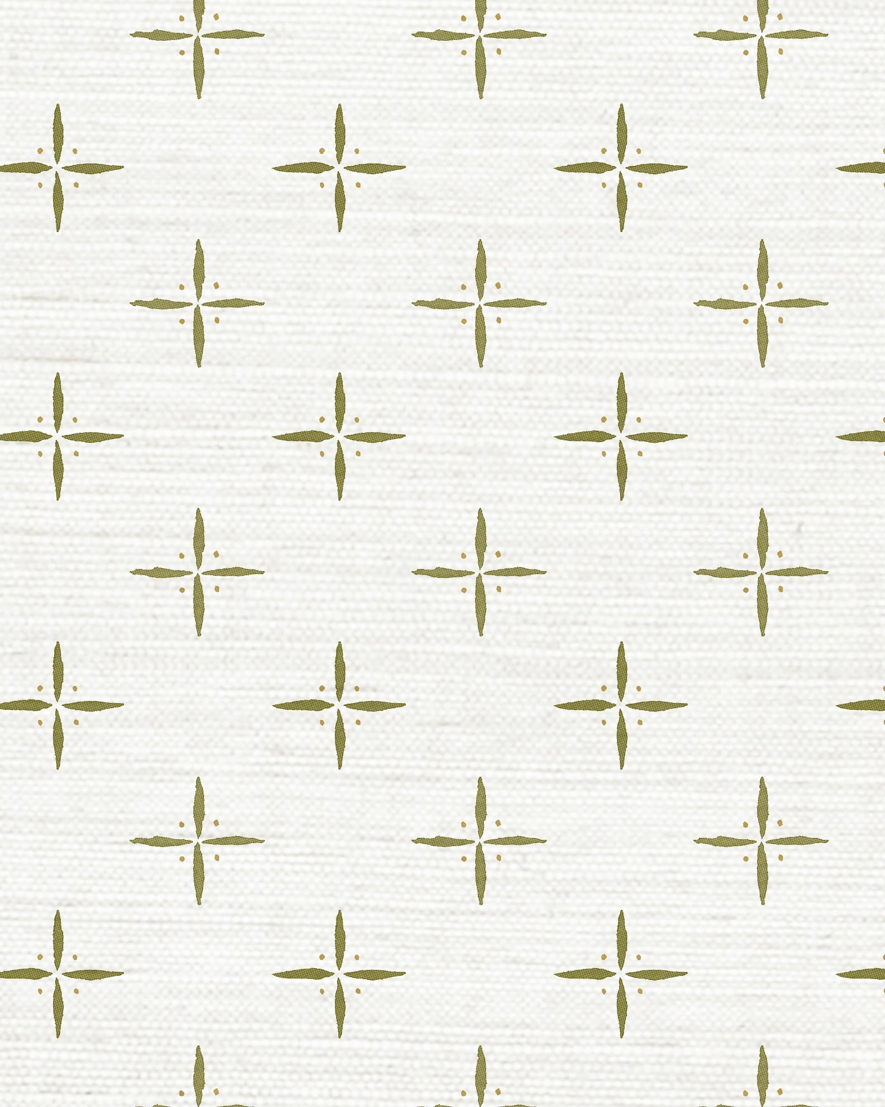 Petite Cross + Dot Grasscloth