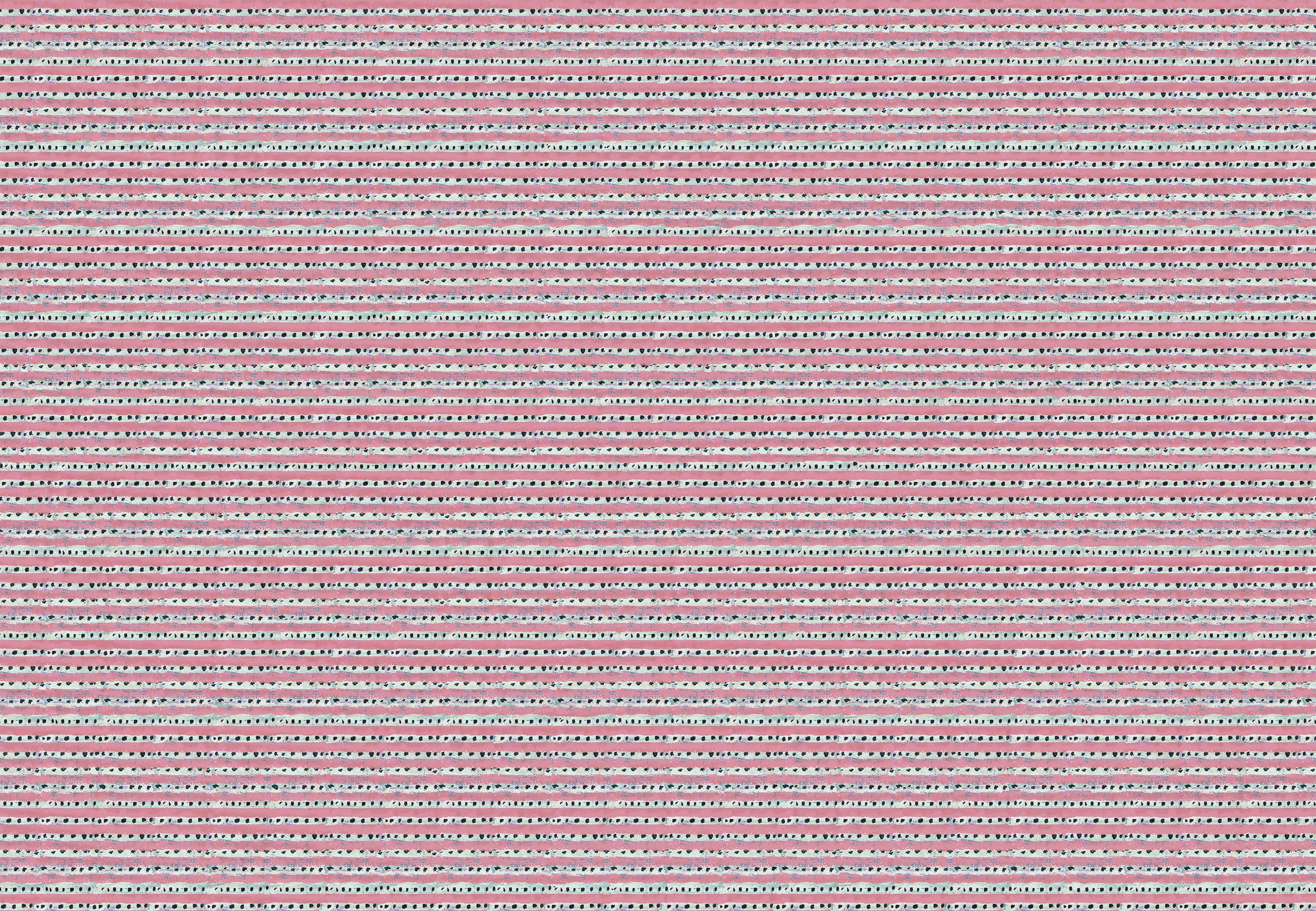 Dragon Fruit Dotted Stripe