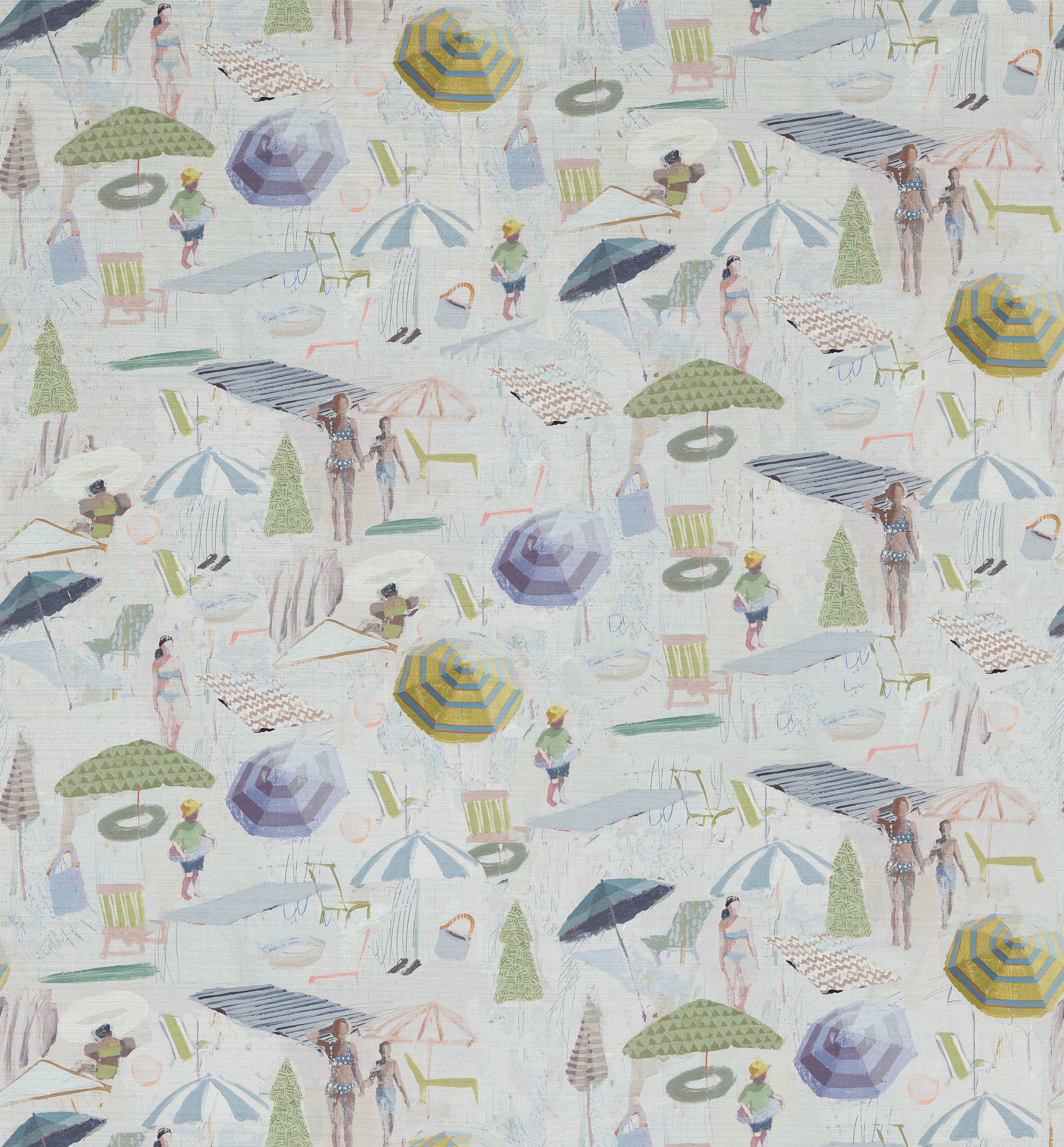 Honeydew Beach Grasscloth