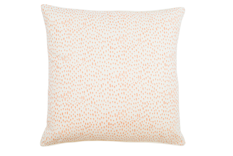 Gerty's Dot in Peach Pillow